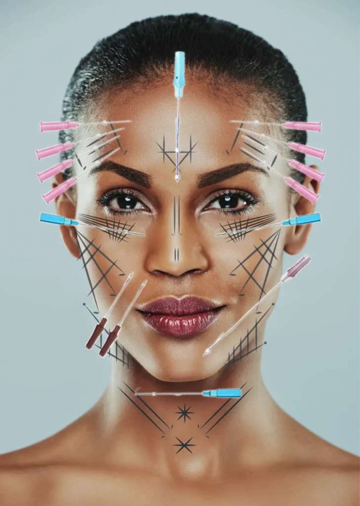 a woman having PDO Thread Lifts in Cary, NC